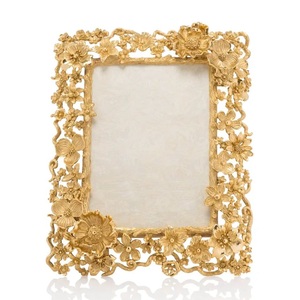 Elegant <b>Gold</b> Branch Metal Photo <b>Frame</b> Wholesale Antique Twig Design Cast Iron Picture <b>Frame</b> for Tabletop Home Decoration - Product Image 4
