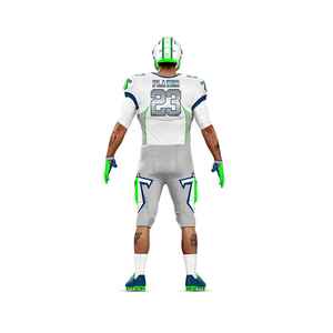 Camiseta de Fútbol Americano Personalizada GLORY, Unisex, Verde, Sublimada, Absorbente de Humedad, Manga Corta, Uniforme para Adultos, Todas las Temporadas, 100% - Product Image 4