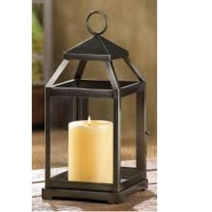 Farol de metal para velas de diseño novedoso, estilo único, farol moderno para decoración del hogar y jardín. - Product Image 3