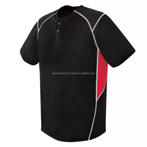 Uniforme de baseball unisexe respirant, antibactérien, à séchage rapide, avec logo personnalisé, grande taille, best-seller, pour équipe - Product Image 5