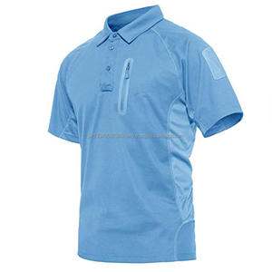 Camisas Masculinas Personalizadas con Logotipo, Camiseta de Cuello Redondo, Seguridad, Fitness, Táctica, Aire Libre, Poliéster, Polo para Hombre - Product Image 4