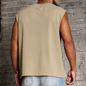 Camiseta Deportiva de Alta Calidad para Hombre, Tejido Elástico que Absorbe la Humedad, para Levantamiento de Pesas, Se Aceptan Diseños Personalizados de Marca Privada - Product Image 2