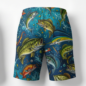Shorts de bain pour hommes à séchage rapide, imprimés par sublimation, pour l'été, la plage et les vacances, prix de gros, short de course personnalisé - Product Image 2