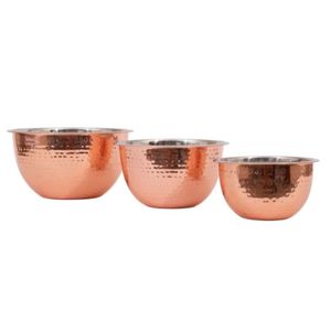 Exclusivo Tazón de Cobre Vintage con Patrón Artístico Martillado, Elegante Vajilla para Comedor de Lujo - Product Image 3