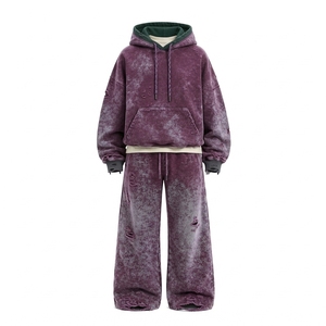 Survêtement pour hommes avec bandes latérales et pantalon à taille élastique pour les détaillants sportifs et les marques de vêtements - Product Image 2