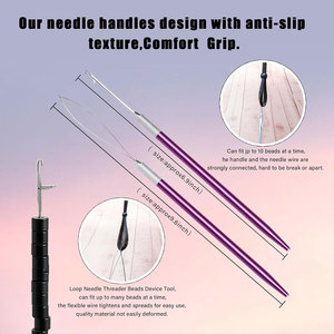 Kit d'outils de pose de perles pour extensions capillaires micro et pré-collées, outils professionnels de pose et de retrait de perles arc-en-ciel - Product Image 3
