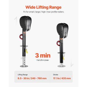 แม่แรงยกพ่วงไฟฟ้าสำหรับรถบ้านขนาด 3500 ปอนด์ แบบ Heavy Duty พร้อมหัวต่อ 2 ทาง ฟังก์ชั่นบันทึกตำแหน่ง และมือหมุน สำหรับรถพ่วงบรรทุกสินค้าและรถพ่วงอเนกประสงค์ - Product Image 4