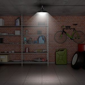 Dimmable Timing Dusk Dawn Sensor Solar Shed Pendant <b>Lamp</b> IP65 Waterproof <b>Remote</b> <b>Control</b> Hanging Light for Garden Patio - Product Image 6