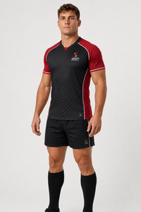 Rugby Uniform Custom Team Jersey And Shorts Premium Breathable <b>Athletic</b> Sportswear Designed For Professional Rugby Uniform - Product Image 6