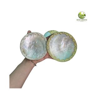 Handmade Mother of Pearl Tray Decorative Shell Plate for Restaurant Hotel Home Table Decor - Product Image 4