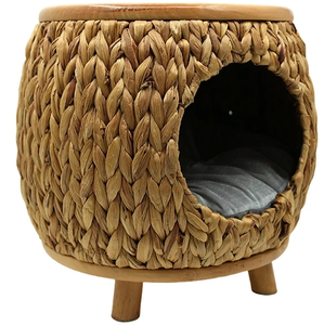 Artex HaiNam Woven Fiber <b>Cat</b> Bed Cave Solid Color Durable Indoor All Seasons Classic Style for <b>Cats</b> - Product Image 2