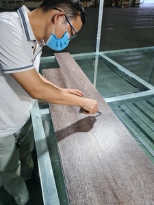 Wood Grain Waterproof 4mm 5mm 6mm SPC Flooring Quick Click Durable <b>Covering</b> Floor Spc Flooring - Product Image 6