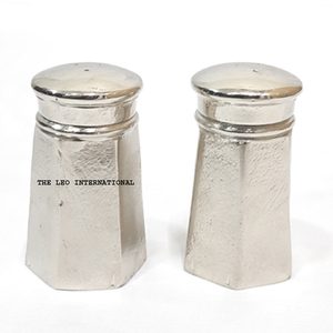 Juego de Salero y Pimentero de Acero Inoxidable Contemporáneo, Recipientes Creativos para Condimentos a Bajo Precio - Product Image 1
