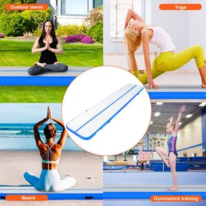 Tappetino Gonfiabile per Ginnastica da 4 Pollici di Spessore con Pompa Elettrica, Tappeto per Allenamento Tumble Track, Accessori per Attrezzature Ginniche - Product Image 6