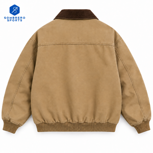 Veste de travail pour hommes, en mélange polyester/coton, épaisse, écologique, respirante, résistante aux flammes, pour mécaniciens et travailleurs industriels, vente en gros - Product Image 2