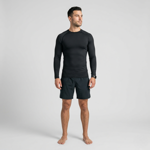 Rashguard pour homme de qualité supérieure, nouveau design, personnalisable, confortable, manches longues, doux et respirant, vêtements de sport actifs - Product Image 1