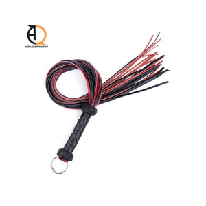 แอบบูล กาดีร์ อินดัสทรี แส้หนัง PU สีแดง สำหรับกีฬาขี่ม้า ทนทาน ใช้ได้กับผู้ใหญ่ - Product Image 2
