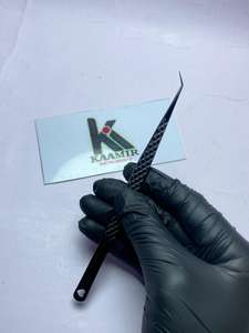 Pinza de Cejas de Calidad Premium, Acero Inoxidable Antimagnético, Punta Suave de 10 mm, Herramienta de Precisión para Extensión de Pestañas, para Uso en Salón - Product Image 2