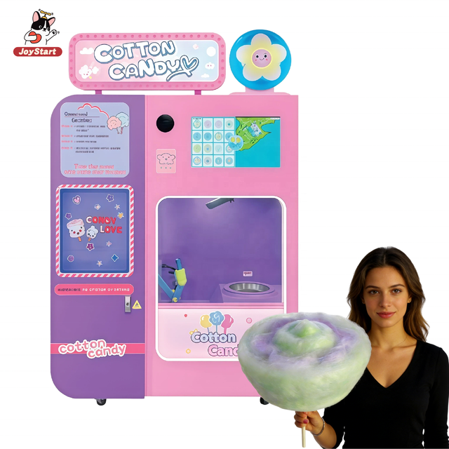 Internet Celebrity Smart Model Unattended Self-Service Vending Machine Brand New Fully Automatic Cotton Candy Machine in Stock
