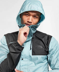 Chaqueta Cortavientos de Golf Personalizada OEM, Impermeable, Resistente al Viento, con Cierre de Cremallera de un Cuarto, 100% Poliéster, Ligera para Hombre - Product Image 5