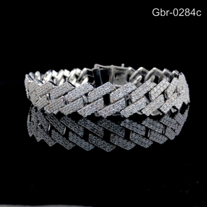สร้อยข้อมือเพชรโมอิสซาไนต์ทรงกลม เงินแท้ 925 เครื่องประดับชั้นดี ความงามเปล่งประกาย สวยงามน่าหลงใหลตลอดกาล ดีไซน์คลาสสิกทันสมัย - Product Image 4