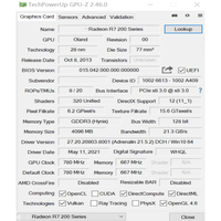Carte graphique de bureau à faible consommation d'énergie Radeon R7 240 4 Go GDDR3 128 bits PCI Express avec ventilateur et DirectX 11