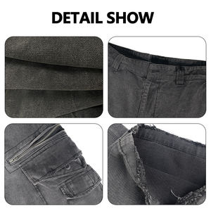 Pantalon cargo homme sur mesure OEM, taille élastique, décontracté, avec poches, style jogger, Haus Industries - Product Image 2