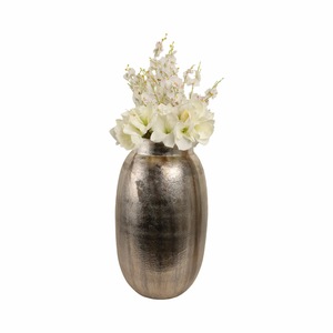 Vase de table moderne en métal transparent, support décoratif pour fleurs, décoration intérieure, vente en gros, élégant, luxueux, stylé, premium, classique, B2B - Product Image 1
