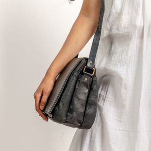 Sac à main bandoulière en cuir véritable de créateur, nouveau modèle tendance, fait main, en promotion, élégant, pour femme - Product Image 5