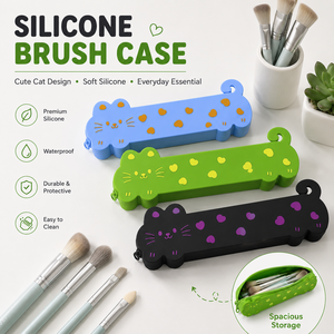 Set de Papelería con Estuche de Lápices con Diseño de Animales, Cierre de Cremallera, Impermeable, para Uso Escolar y de Oficina, Fácil de Limpiar, Multiusos, para Viajes - Product Image 4