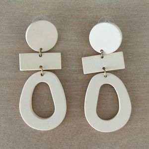 ต่างหูเรซินคลาสสิกสำหรับผู้หญิง-ต่างหูแบบหนีบสำหรับงานปาร์ตี้ - Product Image 6
