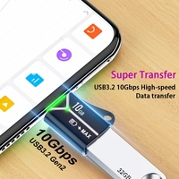 Lot de 2 adaptateurs USB C vers USB en alliage d'aluminium JAYA et lecteur de carte OTG pour ordinateur portable, téléphone portable, appareil photo, tout neuf, LED
