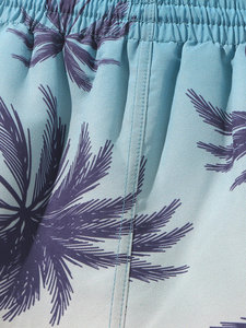 Pantalones Cortos Deportivos Personalizados de Alta Calidad para Hombre, Pantalones Cortos Casuales de Verano OEM, Transpirables, con Estampado de Árboles por Sublimación, de Secado Rápido, para Playa - Product Image 5