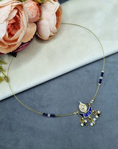 Ensemble de colliers délicats avec pendentif croissant de lune, plaqué or, style ethnique, pour femmes, usage quotidien, fournisseur - Product Image 1