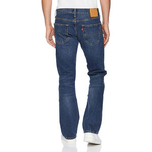 Vaqueros de mezclilla para hombre, moda urbana, corte recto, rasgados, desgastados, tiro medio, lavados, tejidos, venta al por mayor - Product Image 2