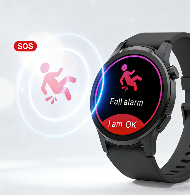 4G GPS Tracking Watch with Heart Rate Monitor, SOS Calling, GPS Location Function for Elderly Living at Home, Outdoor Use