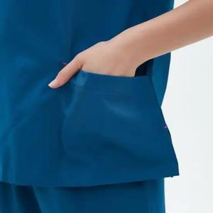 ชุดยูนิฟอร์มพยาบาลสำหรับผู้หญิง: ชุดเสื้อคอวีแบบหวานหลากหลายสี - Product Image 6