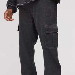 กางเกงยีนส์ทรงตรงผู้ชาย ทรงหลวม ใส่สบาย ระบายอากาศได้ดี น้ำหนักเบา สไตล์สตรีทแวร์ เดนิม แฟชั่นลำลอง สไตล์ฮิปฮอป - Product Image 5