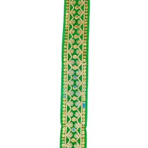 Encaje de algodón bordado de calidad premium hecho con hilos de algodón suaves y duraderos. - Product Image 1