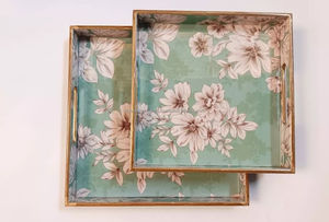 Meilleur plateau de service en bois Plateau de service alimentaire en bois personnalisé pour mariage et ustensiles de cuisine Vaisselle - Product Image 2