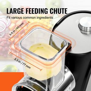 250 elettrica W sparatutto per insalata formaggio grattugia affettatrice per verdure trituratore in acciaio inox Food Cutter 5 accessori per formaggi di frutta - Product Image 4