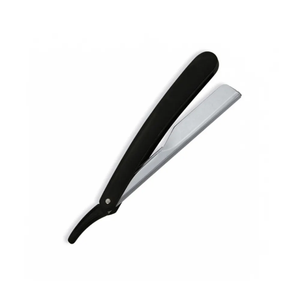 มีดโกนหนวดแบบมีด้ามจับสแตนเลสกันลื่น คุณภาพสูง ระดับมืออาชีพ ใบมีดสองคม ปลอดภัย สำหรับดูแลความงามและร้านตัดผม - Product Image 2