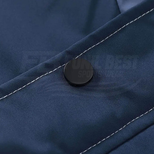 Veste d'hiver décontractée à logo personnalisé pour hommes, grande taille, col montant, motif lettres, séchage rapide, respirante - Product Image 6