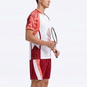 Uniforme de bádminton de entrenamiento con tela de alto rendimiento que ofrece transpirabilidad, comodidad y libertad de movimiento en la cancha. - Product Image 5