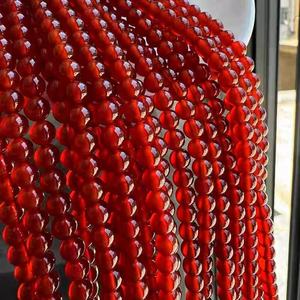 Cuentas Sueltas de Ágata Cornalina Roja Natural, Piedras Preciosas Lisas para Joyería, Collar, Pulsera, Venta al por Mayor, Certificado IGI, Rajasthan - Product Image 2