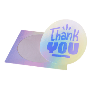 Custom UV Proof Kiss Cut Hologram Vinyl <b>Stickers</b> for Honey Jars Bottles Candle Soap Packaging - Product Image 1