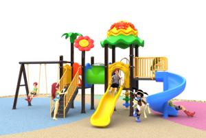 Estación de Juegos Múltiples para Exteriores, Construcción de Metal, Acero y Plástico para Parques Públicos - Product Image 2