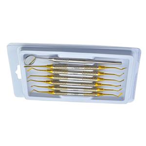 Kit de Instrumentos Manuales de Acero Inoxidable para Rellenos Dentales de Composite, Ionómero de Vidrio y Amalgama - Shuja Surgico - Product Image 3