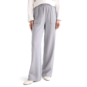 Pantalon de jogging pour femme à logo personnalisé, en molleton épais, coupe large, avec cordon de serrage, style décontracté, broderie, écologique - Product Image 3