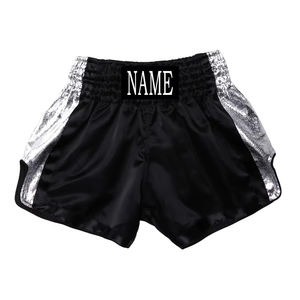 Pantalones Cortos de Muay Thai con Logotipo Personalizado, Sublimados, Ligeros, de Secado Rápido, Tela Satinada, para Entrenamiento Profesional en Gimnasio - Product Image 2